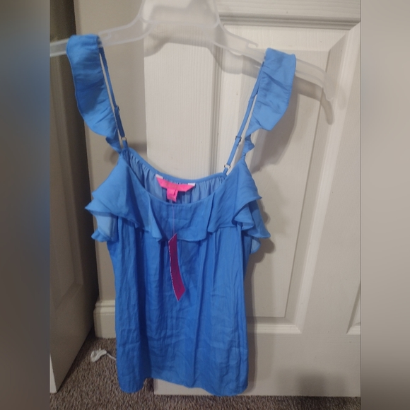 Lilly Pulitzer ,Cailee Top ,Style# 003971 ,Blue Thistle Color, Size Small - Picture 2 of 6